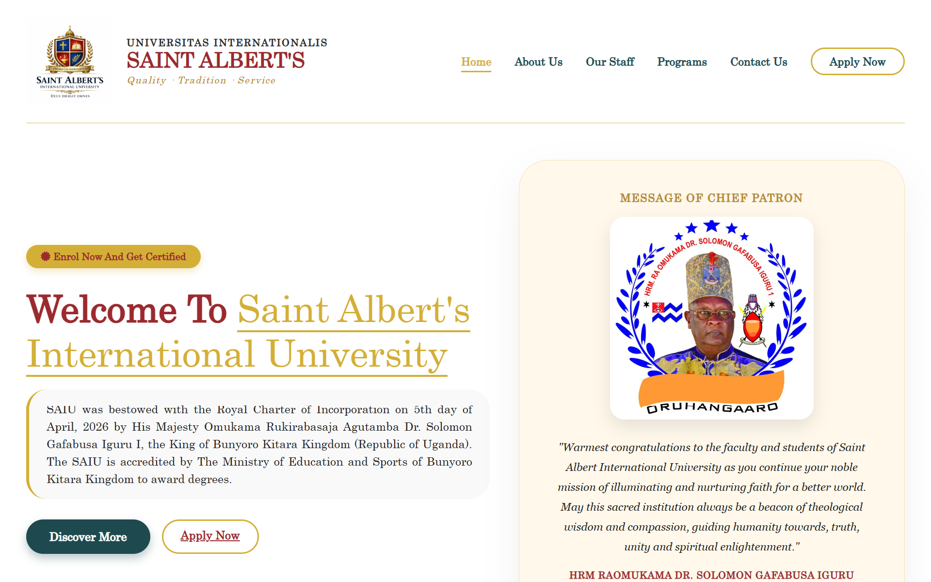 Saint Albert's International University