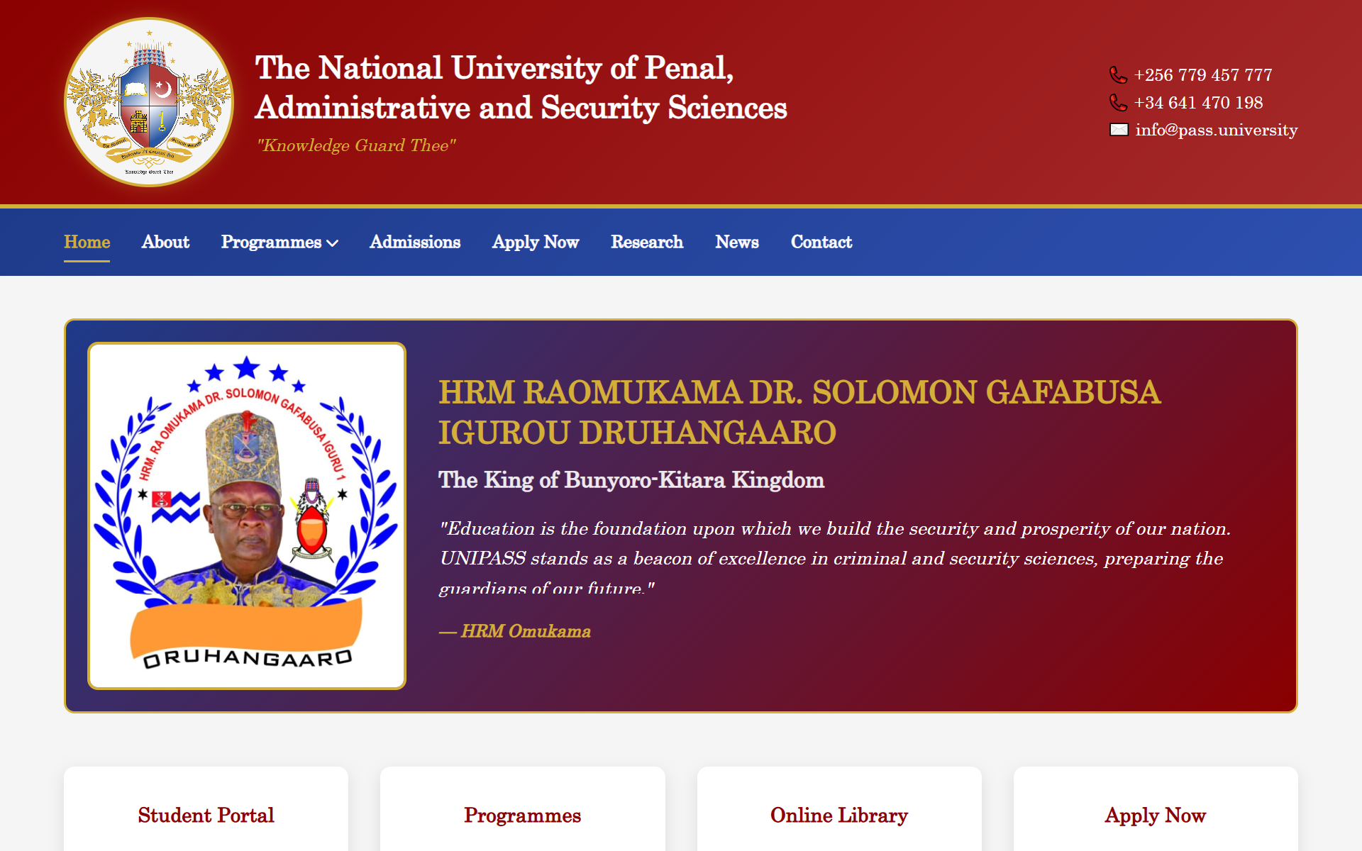 The National University of Penal (UNIPASS)